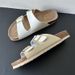 2026 Summer New Style Color-Block Double-Buckle Cork Slippers With Cowhide Insole, Comfortable Flat Women's Sandals, Size 41 Large_vogvips.com