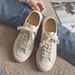 Cream White Sneakers Couples Canvas Shoes_vogvips.com