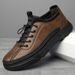 European Warm Series 2025 Spring/Summer New Casual Men Genuine Leather Sneakers Trendy Fashion Sports Men's Single Plush Cotton Shoes_vogvips.com