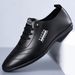 Men's Soft Leather Slip-On Shoes Spring Autumn Low Top Breathable Sole New Style Youth Driving Shoes_vogvips.com