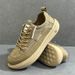 Summer Ice Silk 2025 New Trendy Versatile Thick-Soled Sneakers Hollow Breathable Mesh Slip-On Casual Shoes_vogvips.com