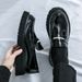 2025 Spring And Summer New Casual Men's Coarse Heel Sleeve Large Size Le Fu Fashionable, Versatile, Comfortable, Simple_vogvips.com