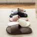 EVA Material Unisex Summer Solid Color Bathroom Shower For Couples, Home Use, Non-slip, Simple Soft-soled Slide Sandals_vogvips.com