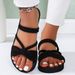 Women's Fashion Trend Student Cute Non-slip Wear Comfortable Soft Soled Flat Slippers_vogvips.com