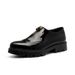 Euro Step Summer Brogue Style Carved Men's British Trend Slip-On Pointed Toe Leather Height Increasing Hairstylist Thick Sole_vogvips.com