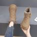 Women's Snow Winter 2024 New Style Fleece Lined Thickened Northeastern Cotton Shoes Non-Slip Warm Short Boots_vogvips.com