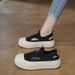 Women's Air-Cushion Platform Sneakers - Summer White Chunky Shoes (Breathable & Comfortable) - XT130_vogvips.com