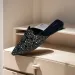 for Women Black Sophisticated Designer Flats By Colorful Gems Dazzling Flat Sandals Okimoz Big Size_vogvips.com
