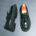 Britih Style Men' Black And White Color Block For Short Stature Height Increaing Slip-On Thick Sole Leather_vogvips.com