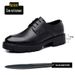 Men's Elevator Dress Shoes 8CM Thick Sole Lace-up Low-cut Leather Shoes_vogvips.com