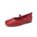 Retro French Single Shoes Women's Flat Ballet Shoes Light Mouth Soft Sole Evening Mary Jane Shoes_vogvips.com