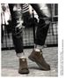 Men's Casual Men's Leather Boots Front Breathable Martin Boots Low Heel Tooling Boots Non-slip Bottom_vogvips.com