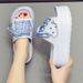 2026 New Outdoor Slippers EVA Summer Thick-Soled Home Height-Increasing Anti-Slip Fashionable Bowknot Women's Shoes_vogvips.com