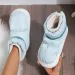 Cute Warm Ankle Winter Women Waterproof Down Cloth Snow Boots Woman Thick Sole Non Slip Plush Cotton Shoes Mujer 240830_vogvips.com
