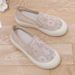 Summer Women's Mesh Shoes Breathable Fisherman Lace Slip-On Soft Sole Casual Mother's Shoes_vogvips.com