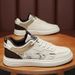 Spring Men's New Breathable Little White Male Student Trend Versatile Thick Sole Sports Casual Board Trendy Shoes_vogvips.com