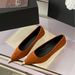 Retro Leopard Print Metal Light Mouth Single Shoes French Temperament Suede Pointed Stiletto High Heels_vogvips.com