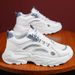 Men's Spring Breathable Odor-Resistant Mesh Sneakers Versatile Casual Board Student Sports Soft Sole White Trendy Shoes_vogvips.com