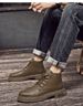 Large Size Velvet Martin Boots Men's High-top Leather Boots Casual Retro Thermal Tooling Locomotive Boots_vogvips.com