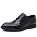 Men's leather shoes Business dress top layer sheepskin men's shoes_vogvips.com
