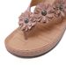 2025 Summer Women's Flat Retro Floral Round-Toe Casual Thick-Soled Sandals Flip-Flops Lightweight Non-Slip Versatile_vogvips.com