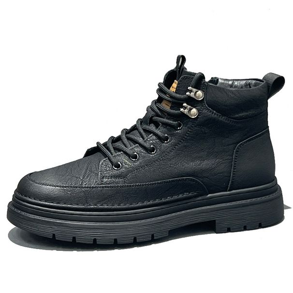 Martin Boots Men's High-top Men's Boots Genuine Leather Boots Men's Shoes Medium-top Men's Tooling Boots_vogvips.com