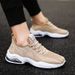 Spring and Autumn Air Cushion Sports Low cut Soft Sole Breathable Running Men's Solid Color Simple Casual_vogvips.com