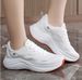 2026 Spring/Summer Women's Shoes: Breathable Mesh Sneakers, Versatile Height-Increasing Slimming White Shoes, Student_vogvips.com
