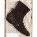 Sheepskin New Round Toe Ballet Cross Strap Flat Slim Women's Short Korean Style Versatile Sock Boots_vogvips.com