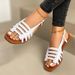 New Flat Sandals Spring And Summer Fashion Woven Beach Shoes_vogvips.com