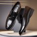 New Men's Slip-On Leather Large Size British Business Formal Casual Youth Versatile Korean Style Shoes_vogvips.com