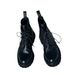 Grape Mom Same Autumn Winter New Short Washed Shrink Pattern Horse Leather Round Toe British Style Lace-up Thick Sole_vogvips.com