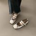French Style Mary Jane Flats Ballet Spring Autumn Winter Korean Design Sense Dress Shoes For Women_vogvips.com
