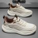 Sports 2026 Spring New Model Leather Waterproof Ultra-Light Shock-Absorbing Soft Sole Men's Casual Running Trendy Shoes_vogvips.com