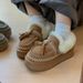 Thick-Soled Snow For Women 2025 New Winter Height-Increasing Fleece-Lined Thickened Tassel Short Casual Furry Warm_vogvips.com
