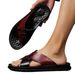 Men's Casual Slippers With Soft Soles Wearing Beach Shoes, Lightweight Comfortable For Home Use, Slip Resistant And_vogvips.com