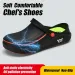 Fahion Men Sandal Outdoor Garden Clog Waterproof Anti-Slip Oil-Reitant Chef Comfortable Women Slipper Fihing_vogvips.com