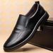 Euro Step Men's Breathable Casual British Style Business Leather Trendy Versatile Soft Sole Work Shoes_vogvips.com