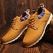 2020 Autumn new men's business casual leather shoes waterproof non-slip shoes low-top shoes men's shoes one-piece delivery_vogvips.com
