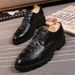 Men's Autumn Breathable New Trend Height Increasing Casual Men British Business Genuine Leather Shoes_vogvips.com