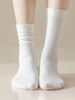 1/5/10/15/20 Pairs Of New Korean Version Pure White Women's Mid-Calf Socks_vogvips.com