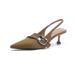 6098-7 High-End Closed-Toe Sandals For Summer, New French Style Evening Breeze Elegant Commuter Square Buckle Pointed_vogvips.com