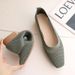 Women's spring and summer new style mid-heel flying woven shallow mouth breathable one-step woven grandma shoes_vogvips.com