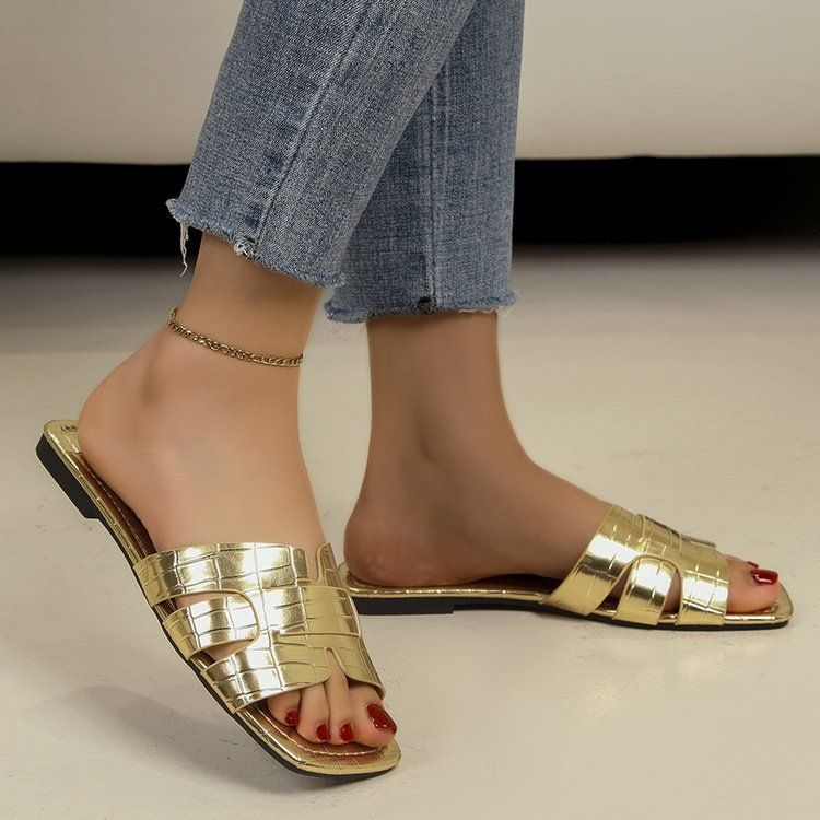 New Fashion Outside To Wear Everything Flat Casual Slippers_vogvips.com