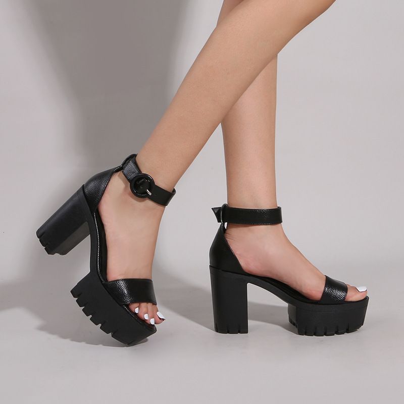 Large Size Platform High Heels Women S New Line Bag With Fashion Sandals_vogvips.com