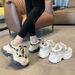 2024 Spring Summer New Foreign Dad Shoes For Women, Internet Celebrity Cat Ear Platform Sports Fashion White Shoes,_vogvips.com