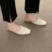 Slippers Summer Women Mules Ca Saul Square Toe Flats Shoes Fashion Comfort Slip On Slides Ladies Outdoor High Quality_vogvips.com