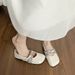 French Soft-soled Round Head Ballet Single Shoes Women's Flat Mary Jane Shoes Evening Beanie Shoes_vogvips.com