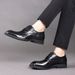 Men's leather shoes Business dress top layer sheepskin men's shoes_vogvips.com