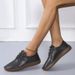 New Plus Size Women's Shoes Spring Round Toe Low Top Casual Flat Heel Strap Single Shoe_vogvips.com